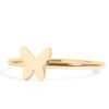 Butterfly Symbol Stacking Ring