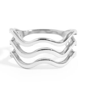 Triple Wave Geometric Ring