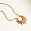 Muse Gold Sun Necklace