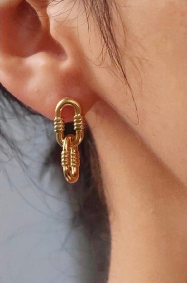 Reve Small Link Earrings