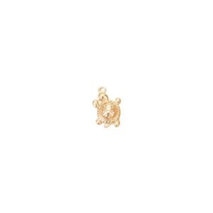 Gold Sea Turtle Charm