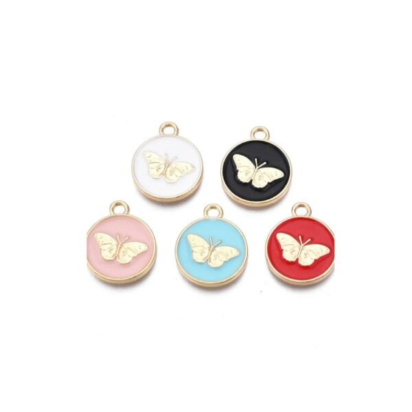 Gold Butterfly Disk - Assorted Colors