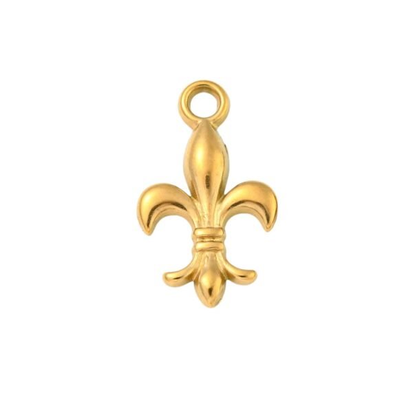 Gold Fleur De Lis Charm