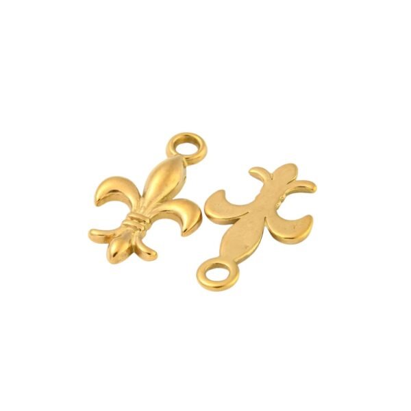 Gold Fleur De Lis Charm