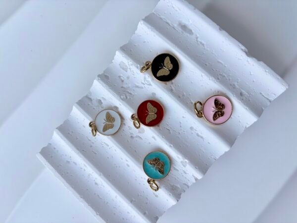 Gold Butterfly Disk - Assorted Colors