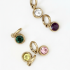 img_2598.png Gold Round Glass Charm - Assorted Colors