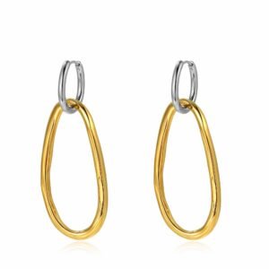 Modern Sculpt Drop Earrings
