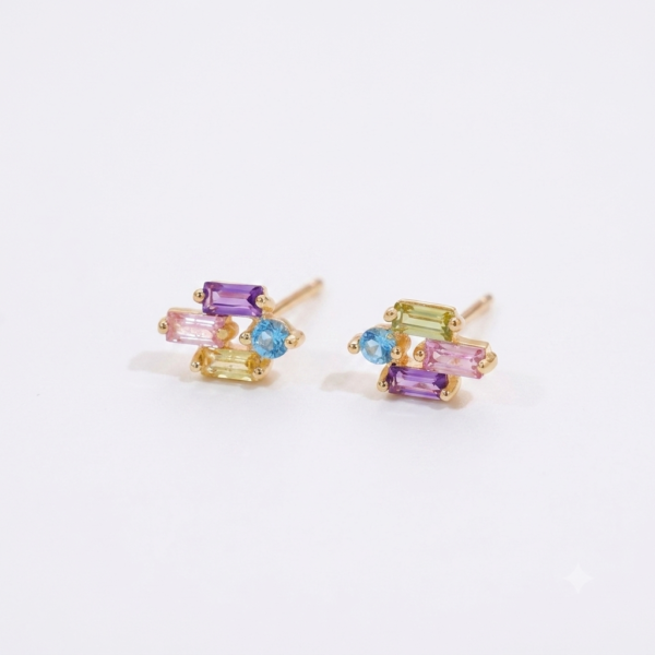 Crystal Garden Studs