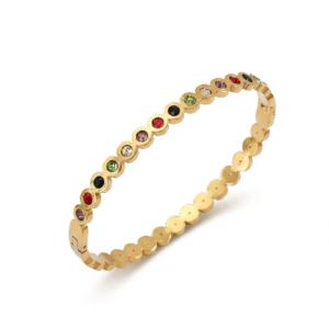 Prismatic Bezel Cuff