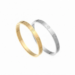 Signature Lock Minimalist Bangle